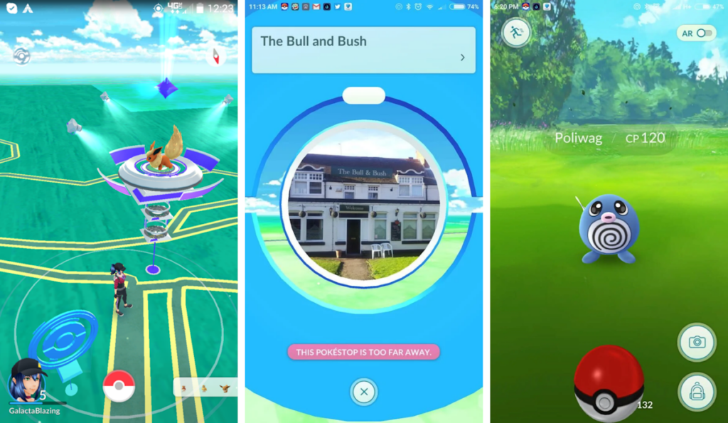 pokemon go screenshots